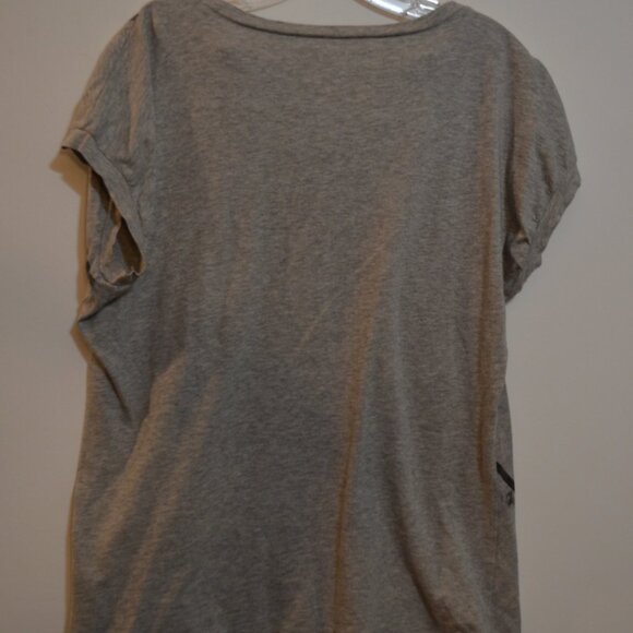 Calvin Klein Jeans Sign Prints Tie Dye Design Gray-Blue-Black Soft Top Tee XL - Picture 6 of 6